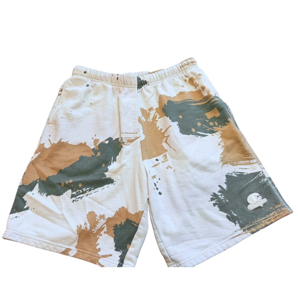 Champion Men’s Paint, Camo Fleece Shorts